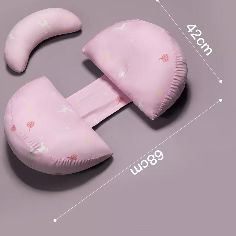 U-shaped pregnant woman pillow waist side sleeping pillow waist protection pregnant woman pillow