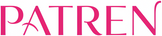 create a logo for a website name "Patren" which is selling products niche "pregenant women products" with white background. Its a only text base logo ad sharp pink color